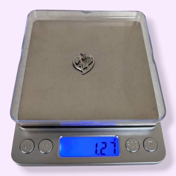 (2/$20) Vintage Sterling #1 Daughter Charm - Picture 4 of 4